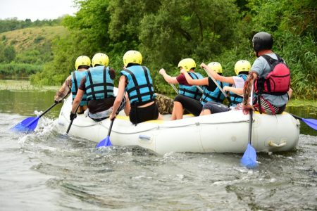 rafting,